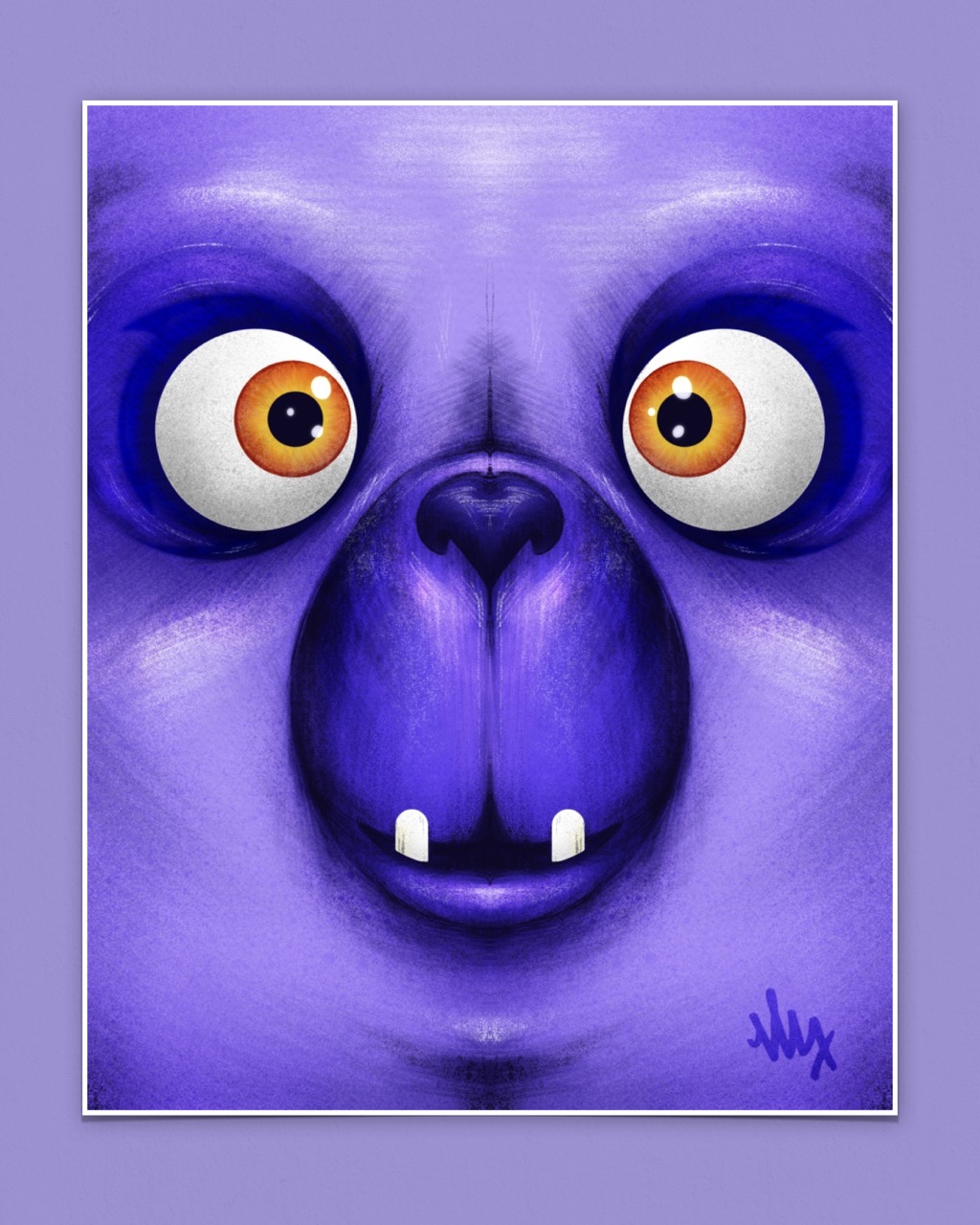 Purple Face