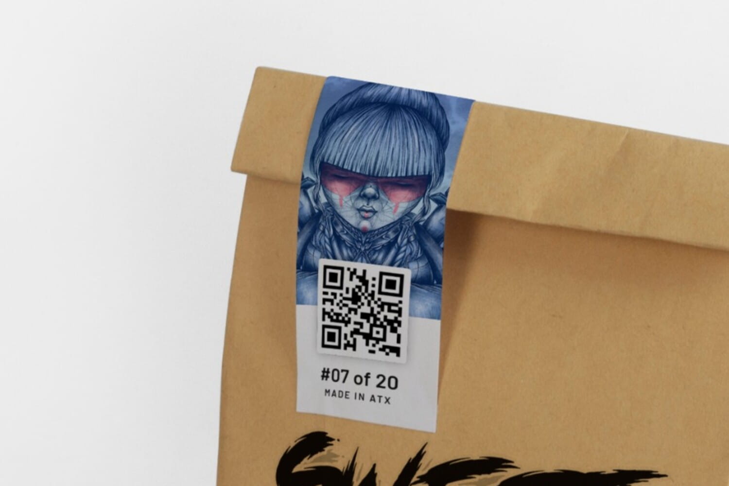 Detail of the number 07 seal