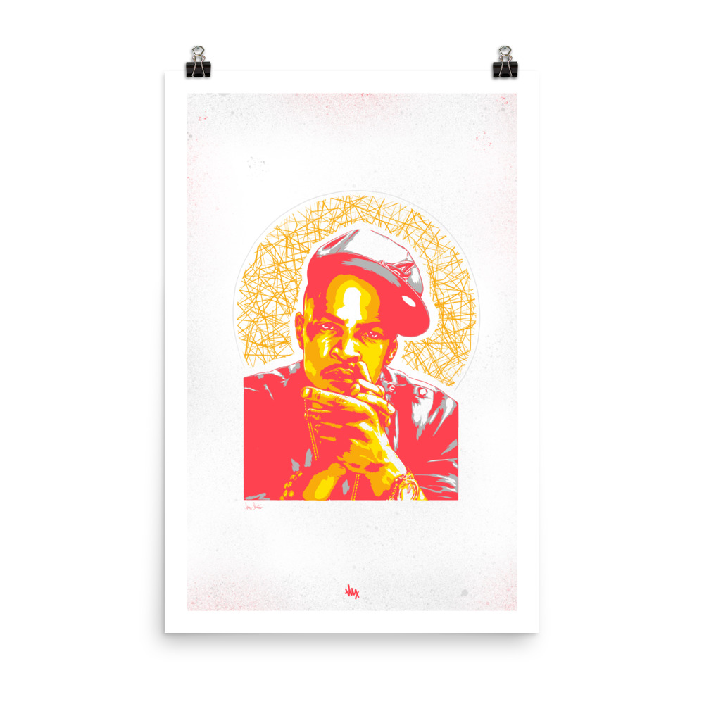 Hip hop portrait illustration