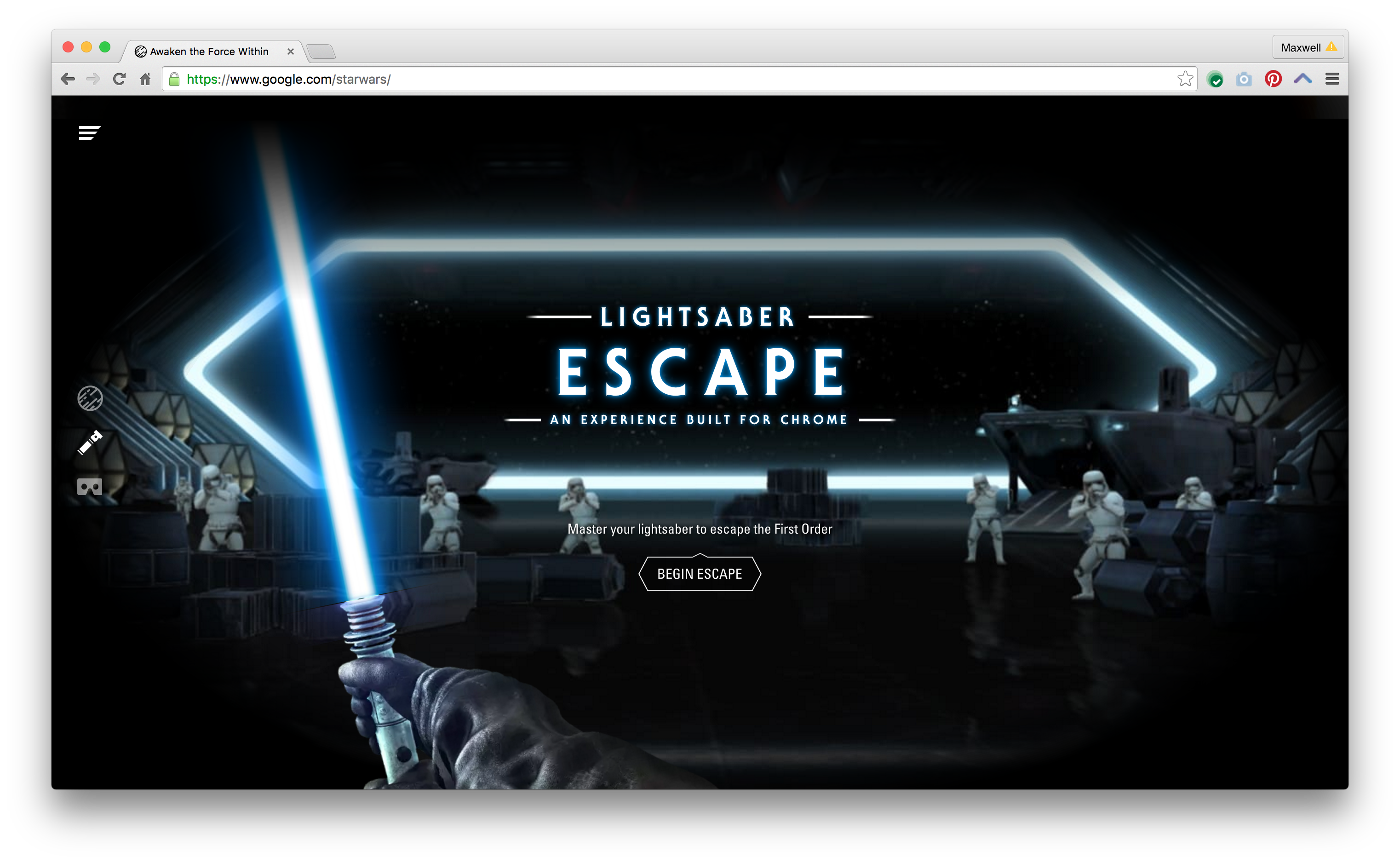 Google Star Wars - Lightsaber Escape 1